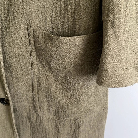 Zara green oversized coat size XS - Picture 5 of 5